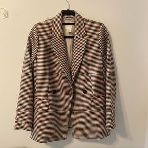 H&M Houndstooth Blazer